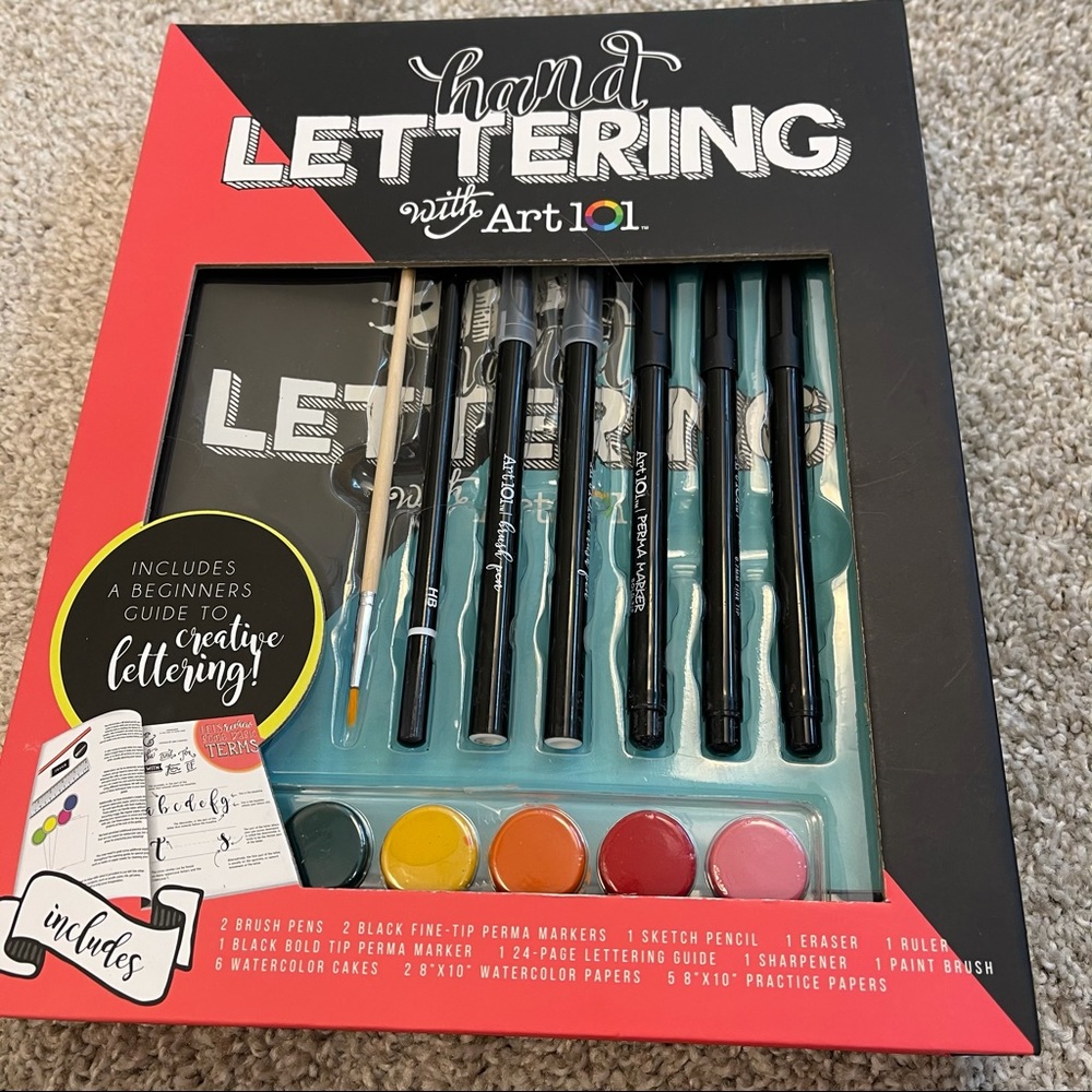 hand lettering kit new